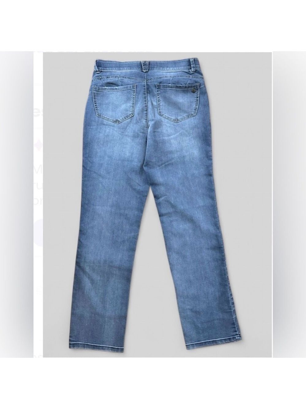 Democracy "Ab"solution Patriot Straight Leg Jeans – Size 10, NWT - Picture 10 of 10